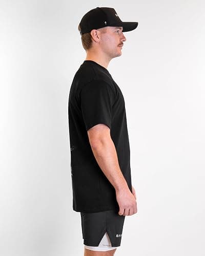 SAVD Christian Oversized T-Shirt for Men – Faith-Based Tee, 100% Cotton, Bible Verse Back Graphic, Bold Christian Design thumbnail 7