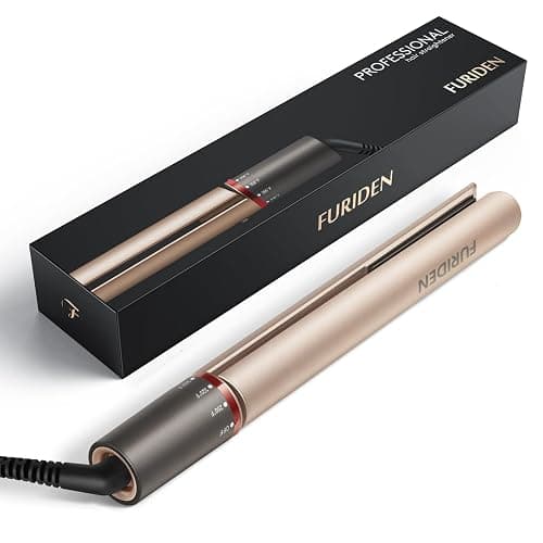FURIDEN Professional Salon Quality Hair Straightener, Hair Straightener and Curler 2 in 1, Flat Iron Curling Iron in One, Fast Results | Long Lasting - Image 1