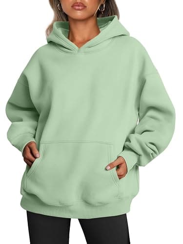 Trendy Queen Womens Hoodies Oversized Sweatshirt | Cozy Fleece Hoodie,Basic Pullover Sweatshirt,Large Kangaroo Pocket,Seamless Daily Outfit Match - Image 1