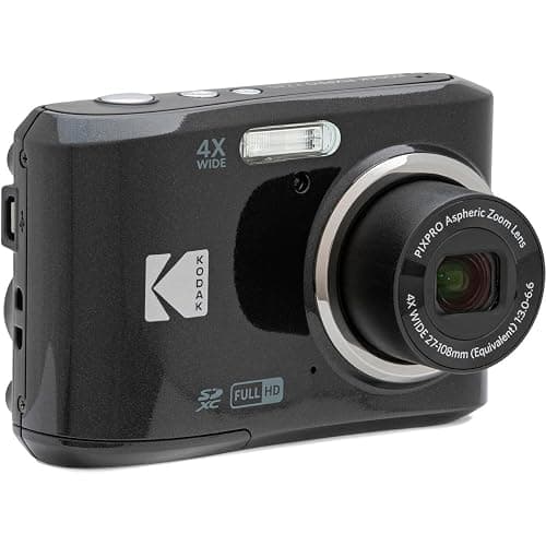 Kodak PIXPRO FZ45 Digital Camera, 16MP Point & Shoot with 4X Optical Zoom, 27mm Wide Angle, 2.7 Inch LCD, 1080p Video, Black thumbnail 3