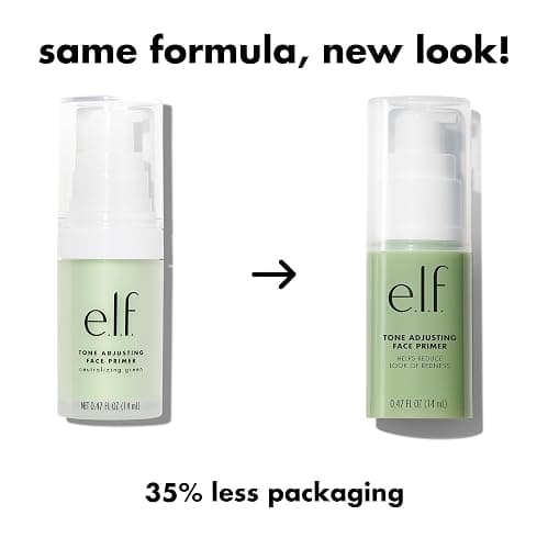 e.l.f. Tone Adjusting Face Primer, Makeup Primer For Neutralizing Uneven Skin Tones & Redness, Grips Makeup To Last, Vegan & Cruelty-free, Small thumbnail 3