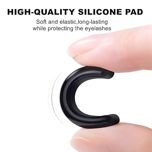 80Pack Fit for elf Eyelash Curler Refills,High Elasticity Silicone Replacement Pad Compatible with e.l.f. Pro Eyelash Curler,Gentle & Safe,Use with Eye Lash Curler. thumbnail 2