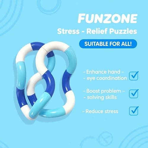 7PCS Quiet Twisty Fidget Toys – Squeeze, Twist, and Spin – Multicolored Sensory Toys for Kids and Adults, Stress Relief Toys & Educational Tools for Classroom,Alternative Gifts thumbnail 4