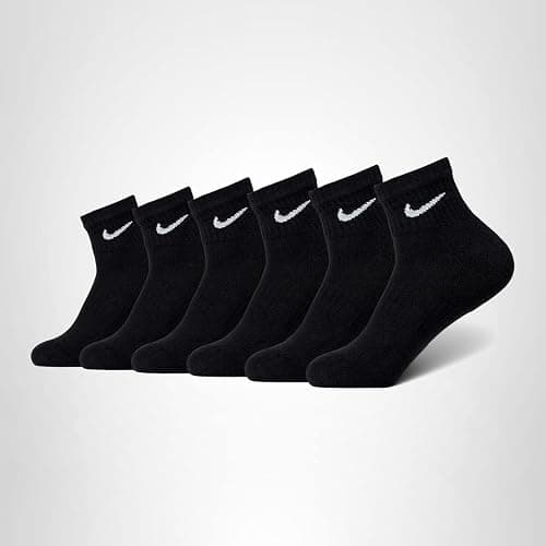 Nike Unisex Adult Everyday Cushioned Training Ankle Socks (6-Pack) | Mens and Womens thumbnail 6