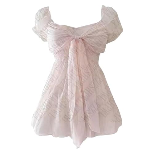Grunge Emo Goth Shirts Y2k Lace Bow Coquette Babydoll Tops Women Vintage Graphic Tee 2000s Summer Crop Tops - Image 1