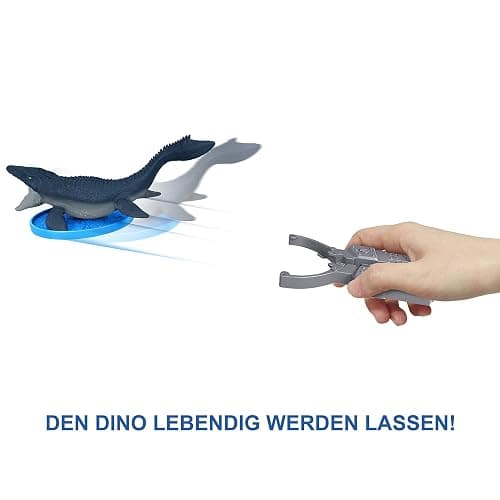 Mattel Jurassic World Dominion Minis Mosasaurus Mayhem Playset with 2 Mini Dinosaur Figures, Launchers and Break Apart Feature, Toy Gift Set and Collectible - Modern thumbnail 3