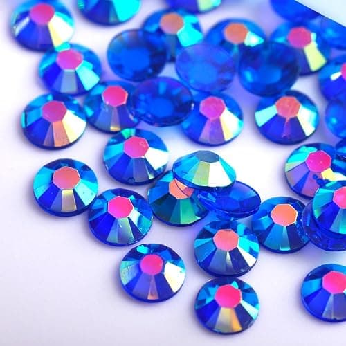 22000pcs Resin Rhinestones for Crafting, 28 Multicolors 4mm SS16 Non-Hotfix Gems Beads, Colorful Jelly AB Flatback Rhinestones, Jewels Gems for Bedazzling Kit with B7000 for DIY Art Crafts Decoration thumbnail 9