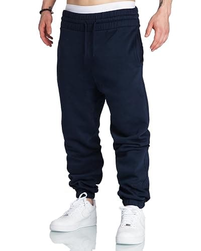 A WATERWANG Men's Sweatpants Casual Cotton Tapered Joggers Athletic Sweat Pants for Men Workout Running with Pockets thumbnail 6