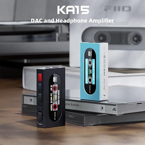 FIIO KA15 Portable DAC and Headphone Amplifier (Black) thumbnail 3