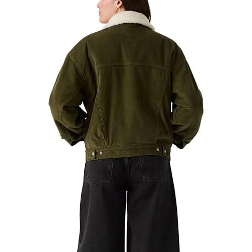 Levi's Womens 90s Sherpa Trucker Jacket (Standard and Plus) thumbnail 2