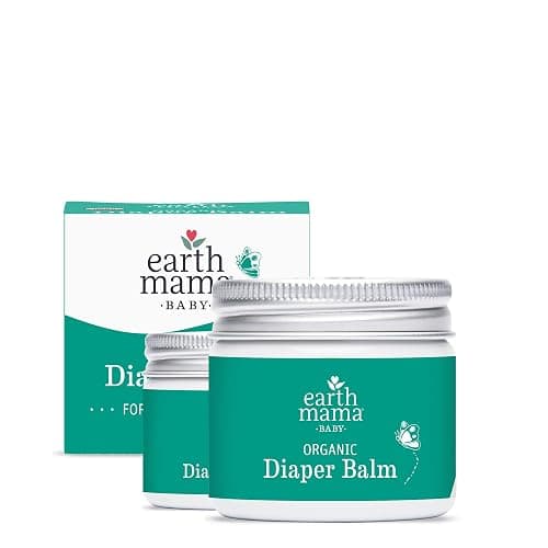 Earth Mama Organic Diaper Balm 2-Ounce | Diaper Cream for Baby | EWG Verified, Petroleum & Artificial Fragrance-Free with Calendula for Sensitive Skin (2-Pack) - Image 1