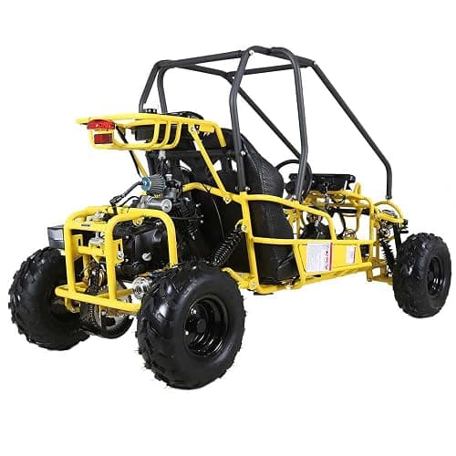 HHH Gokart GK110 Upgraded 125cc Go Kart Gas Fully Automtatic with Reverse Youth Kids 2 Seater 125cc Kart (Black Color) thumbnail 6
