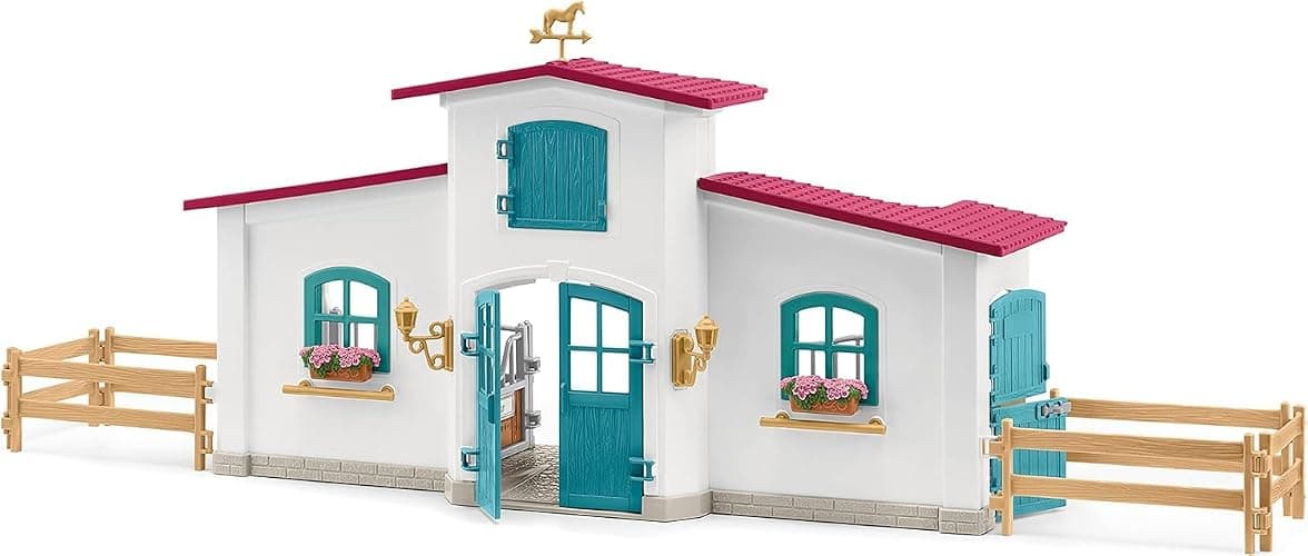 Schleich Horse Club - 115Pc Lakeside Riding Center - Kids Ages 5+ | 42567 | Horse Figurine, Equestrian Toy for Girls 5+, Realistic Horse Toy, Screen-Free Imaginative Pretend Play, Party Gifts thumbnail 12