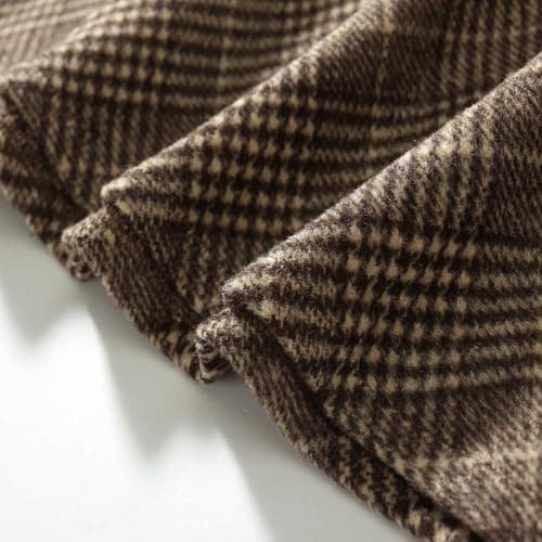 Plaid Wool Skirts A-Line Pleated thumbnail 5