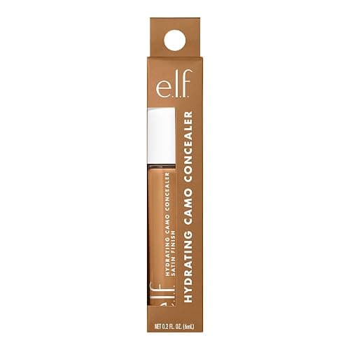e.l.f. Hydrating Camo Concealer, Covers Blemishes & Under-Eye Circles, Full-Coverage & Delivers A Satin Finish, Vegan & Cruelty-Free, Deep Chestnut thumbnail 6