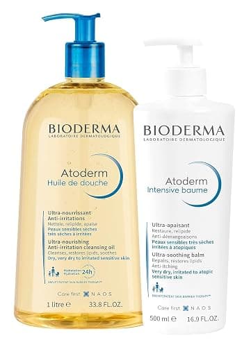Bioderma Atoderm Shower Oil, Cleansing Oil For Face & Body, Nourishing Cleansing Oil For Dry to Atopic Sensitive Skin For Softer & Smooth Skin For Your Whole Family thumbnail 7