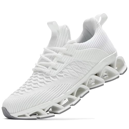 Wrezatro Women's Slip on Walking Running Shoes Blade Tennis Casual Fashion Sneakers Comfort Non Slip Work Sport Athletic Trainer - Image 1