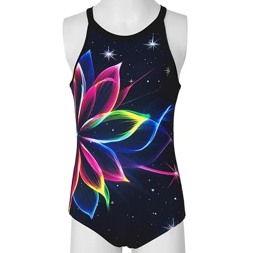 MODAFANS Gymnastics Leotards for Girls With Shorts Tumbling Dance Clasp Back Activewear thumbnail 2