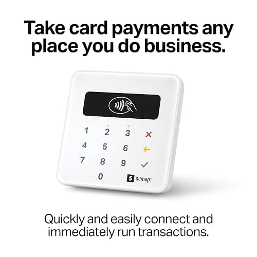 SumUp Plus Card Reader, Bluetooth - NFC RFID Credit Card Reader for Smartphone thumbnail 3