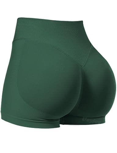 VOYJOY Women Workout Impact Shorts 2.5"/ 3.6"/ 4.5"/ 6" Scrunch Butt Lifting Gym Seamless Booty Biker Shorts - Image 1