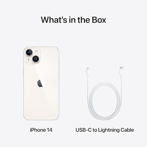 Apple iPhone 14 (256 GB) - Starlight - 256GB - Starlight thumbnail 6