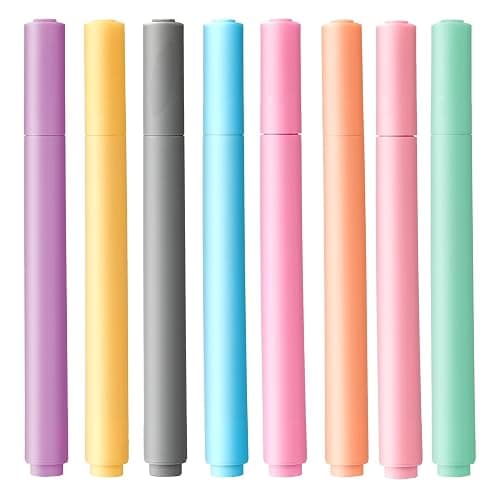 EEOYU Dry Erase Markers, Cute Aesthetic Marker with 8 Colors, Erasable Low-odor Children's Whiteboard Pen, Marker Pens for Home Office and Classroom (8) thumbnail 3