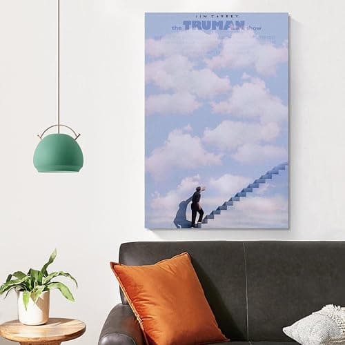 The Truman Show Movie Poster Canvas Art Prints Wall Decor Home Aesthetic Gifts 12x18inch(30x45cm) thumbnail 4
