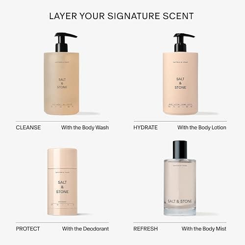 Salt & Stone Body Mist, Saffron & Cedar Scent, Skincare Infused Hair & Body Spray for Women and Men, Hydrating Fragrance with Glycerin and Red Algae, Vegan, Cruelty Free, 3.4 fl oz thumbnail 8