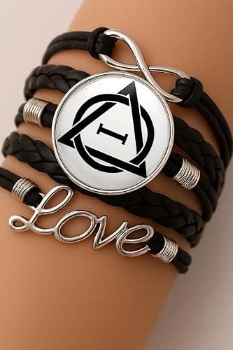 GNAYOAHLI Therian, Therian Stuff, Therian Necklace—Bracelets: Unique Animal Spirit Logo Pendant and Adjustable Handmade Leather Band, Gift for Therians and Animal Lovers thumbnail 4