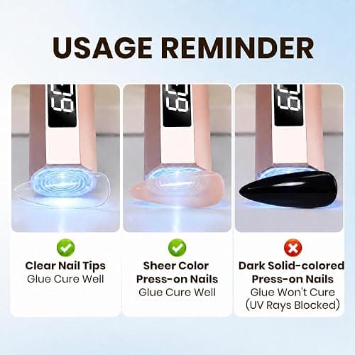 Beetles Gel Polish 9 in 1 Gel Nail Glue for Clear Acrylic Nail Tips | 2Pcs 15ml Long Lasting Nail Gel Kit for False Nails Tips, Base Blooming Nail Gel, U V Light Required, Gift for Women thumbnail 7