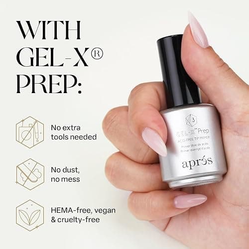 APRÉS Gel-X Prep Acid-Free Tip Primer 15 ml, Nail Tip Etching Prep for Improved Adhesion thumbnail 3