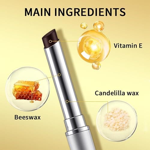 BAISEN DIARY 2PCS Honey Lipstick Tinted Lip Balm - Sheer Hydrating Lipstick for All Skin Tones - Moisturizing Lip Color, Nourishing Lip Balm with a Hint of Natural Black Cherry Tint thumbnail 2