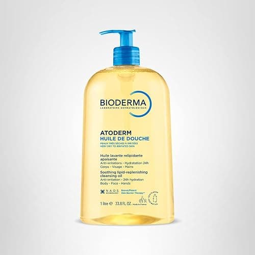 Bioderma Atoderm Shower Oil, Cleansing Oil For Face & Body, Nourishing Cleansing Oil For Dry to Atopic Sensitive Skin For Softer & Smooth Skin For Your Whole Family thumbnail 9