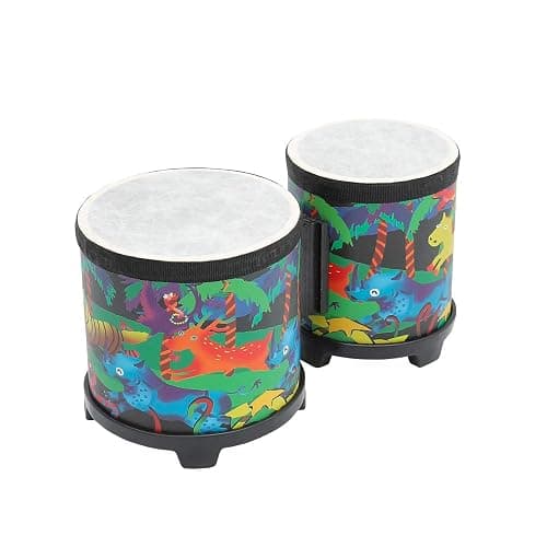Bongo Drum 5"-6" Rhythm Club Drum for Kids Percussion Instrument Music Drums with Colorful Mallets for Baby Children Special Christmas Birthday Gift.(5"-6") thumbnail 8