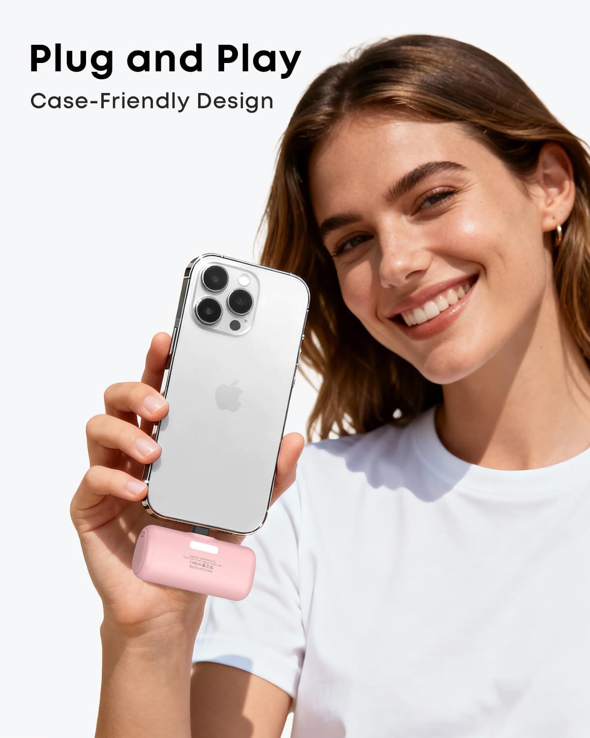 TOUGH ON Mini Portable Charger 5000mAh Power Bank PD Fast Charging, LCD Display Small Battery Pack Compatible with iPhone 14,13,12 Pro/Plus/Pro Max,11 and More thumbnail 7