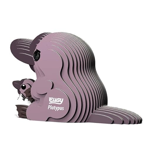 EUGY 048 Platypus Eco-Friendly 3D Paper Puzzle [New Seal] thumbnail 5