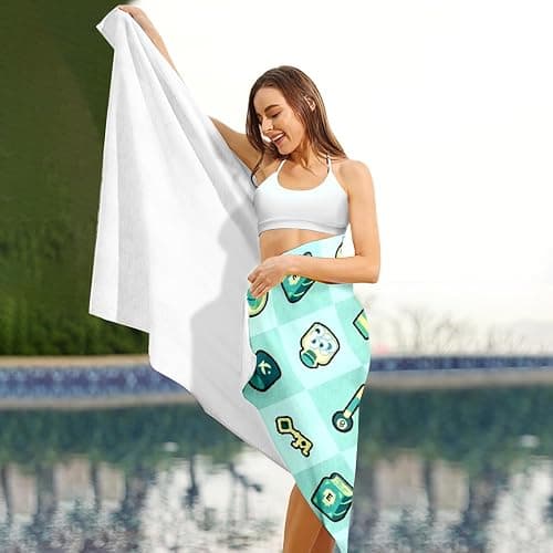 EIKOU Gravity Falls Beach Towels 27.5"X55" Bill Cartoon Cipher Art thumbnail 8