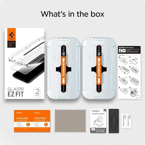 Spigen EZ Fit Tempered Glass Screen Protector for iPhone 12, iPhone 12 Pro - 2 Pack thumbnail 6