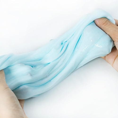 Tototang BLUE BUBBLE TEA Slime - Thick & Glossy, Clear, Bubble Tea Scented - Handmade, ASMR Slime - 7oz (10.8966 x 6.9088 x 11.4046 cm) - Female, Ages 15+ thumbnail 5