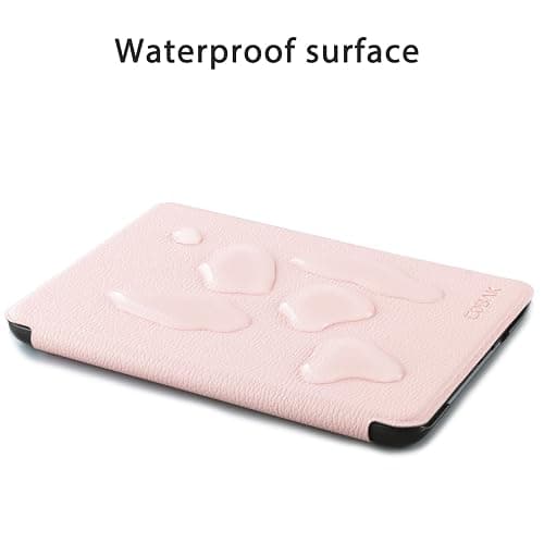 CoBak Case for Kindle Paperwhite 12th Gen 2024 (7") & Colorsoft Signature Edition - All New PU Leather Cover with Auto Sleep Wake Feature for Paperwhite Signature 2024 Released, Flesh Pink thumbnail 6