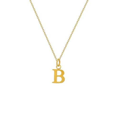 Havopso Dainty Gold Initial Necklaces for Women 18K Gold Plated Tiny Gold Letter Necklace Trendy Cute Personalized Monogram Name Necklace for Women Jewelry A-Z - Image 1