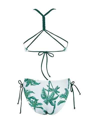 CUPSHE Women's 2 Piece Bikini Set Back Braided Straps with Reversible Bottom thumbnail 6