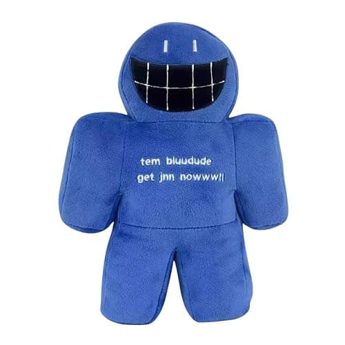Forsaken BluuDude Plushie, 10 Inch Stuffed Toy, Soft Plush Figure, Gaming Collectible, Game Room Decor, Blue Plush, Gift for Gamers and Fans (25cm) - Image 1