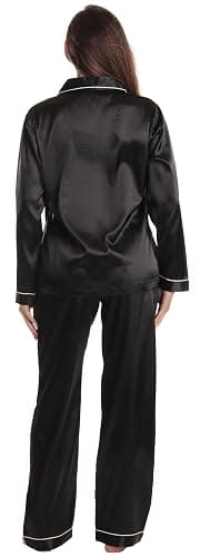 Just Love Satin Pajama Set for Women – Long Sleeve Button Down Womens Pajama Sets – Soft Loungewear & Sleepwear Sizes (S-3X) thumbnail 5