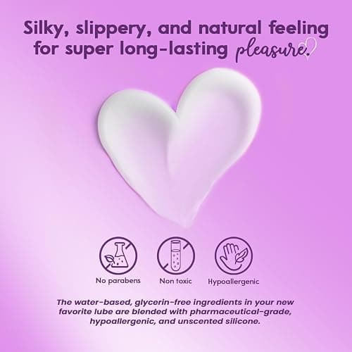 Sliquid Silk Intimate Lubricant, Travel-Size - Hybrid Silicone & Water-Based Lube for Women, Men & Couples, Hypoallergenic, Unscented, 2 Fl Oz thumbnail 3