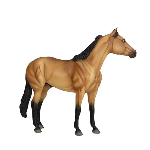Breyer Horses Traditional Series | The Ideal Series | Buckskin by Orren Mixer | Horse Figurine | 11.5" L X 8.5" H | Model #B-TR-10248 thumbnail 3