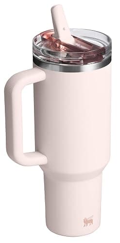 Stanley Quencher ProTour Flip Straw Tumbler with Leakproof Lid 40 oz | Built-in Straw & Handle | Cupholder Compatible for Travel | Insulated Stainless Steel Cup | BPA-Free | Rose Quartz thumbnail 4