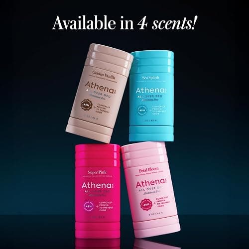 Athena Club Aluminum Free Deodorant Stick For Women, Golden Vanilla, 2.6 Oz | All Over Deo Natural Deodorant For Women, 48 Hour Odor Protection, Clear Glide, Baking Soda Free Deo, Dermatologist Tested thumbnail 4