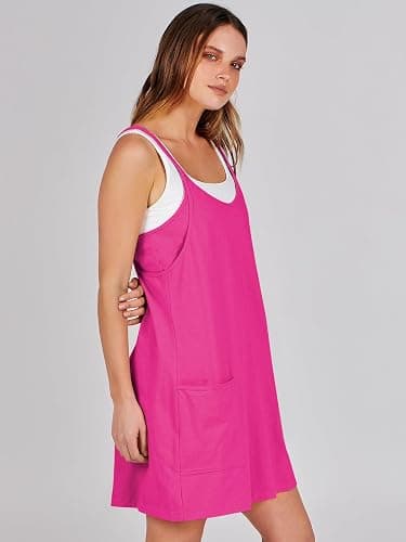 ANRABESS Women Athletic Dress Summer Tennis Workout Active Sports Mini Romper Dress Built in Shorts Travel Vacation Clothes thumbnail 4
