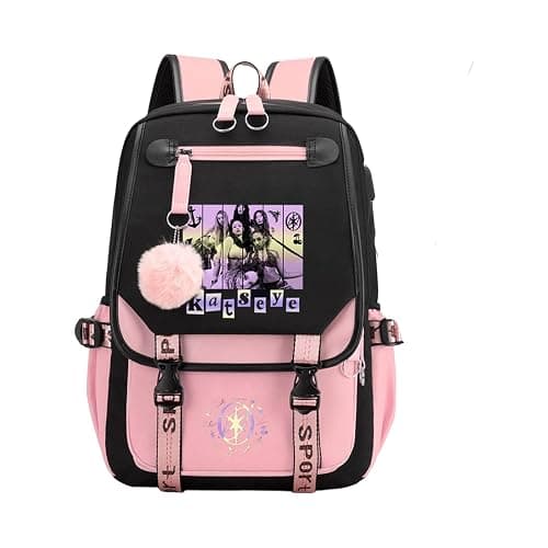 BTLYUIOAPE Katseye Backpack Katseye Merch Campus Bag Lightweight Travel New Semester Gifts Korea Pop Backpack For Fans - Image 1